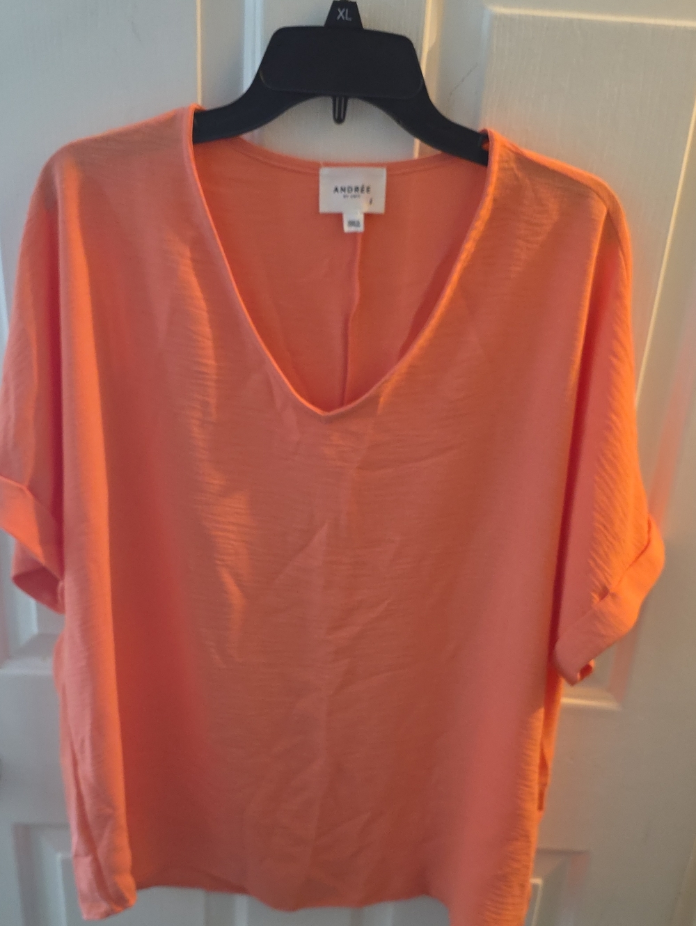 ANDREE BY UNIT Coral V-Neck Tunic Top